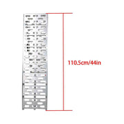 DURAFORCE For Truck Motorcycle Lawn Mower ATV UTV 7.5' Aluminum Folding Loading Ramps 2pcs