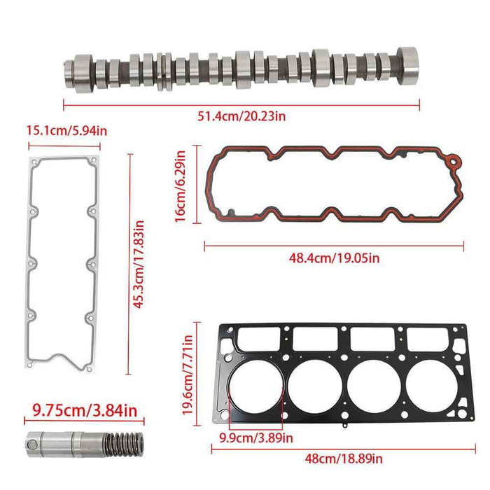 DURAFORCE AFM DOD Lifters Camshaft Kit For 2007 08-13 Chevrolet Silverado GMC Sierra 5.3L