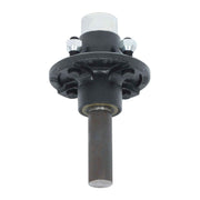 DURAFORCE 6 × Pre-Assembled Trailer Axle Kit W/4 on 4" Bolt Idler 1" Hub Round BT8 Spindle