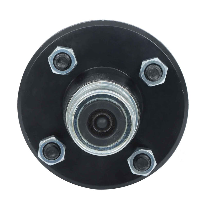 DURAFORCE 6 × Pre-Assembled Trailer Axle Kit W/4 on 4" Bolt Idler 1" Hub Round BT8 Spindle