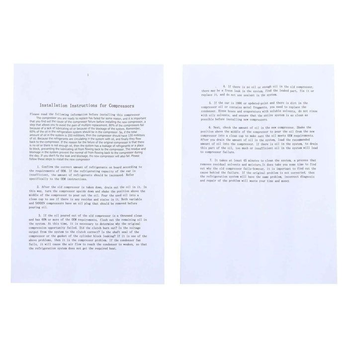 DURAFORCE 22986660 A/C AC Compressor & Cluth For 2014-2019 Chevy Silverado 1500 5.3L 6.2L