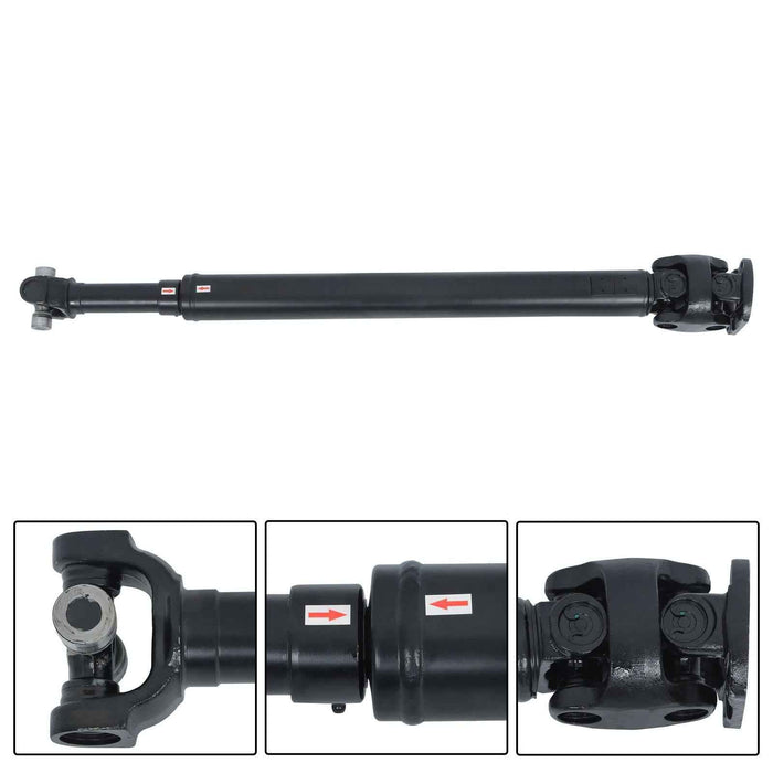 DURAFORCE Black Front Driveshaft Prop Shaft For 99-03 Ford F-250 F-350 Super Duty 4WD 7.3L