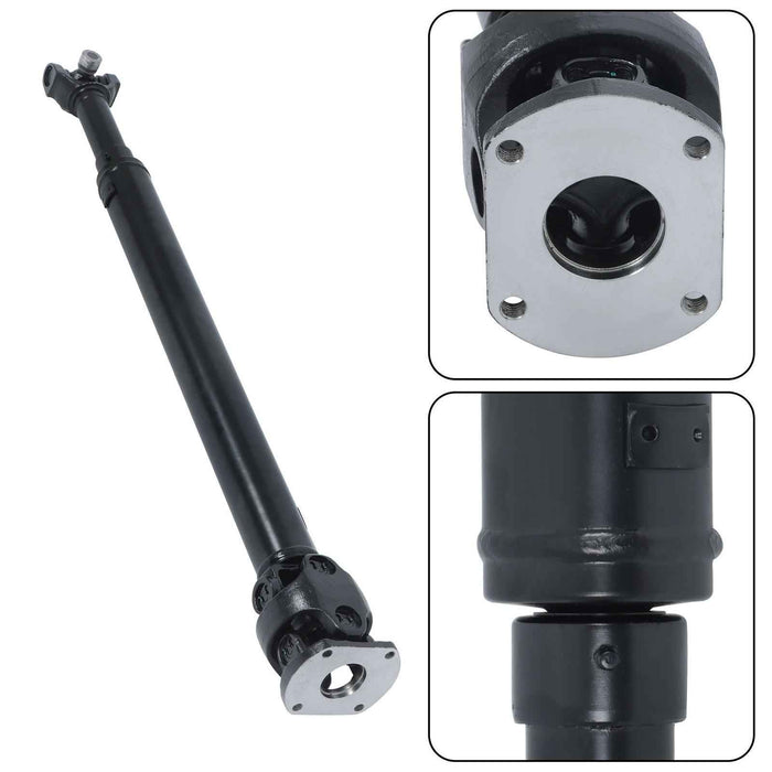 DURAFORCE Black Front Driveshaft Prop Shaft For 99-03 Ford F-250 F-350 Super Duty 4WD 7.3L