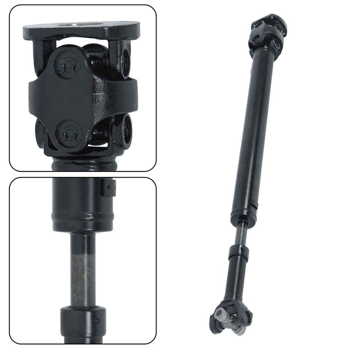 DURAFORCE Black Front Driveshaft Prop Shaft For 99-03 Ford F-250 F-350 Super Duty 4WD 7.3L