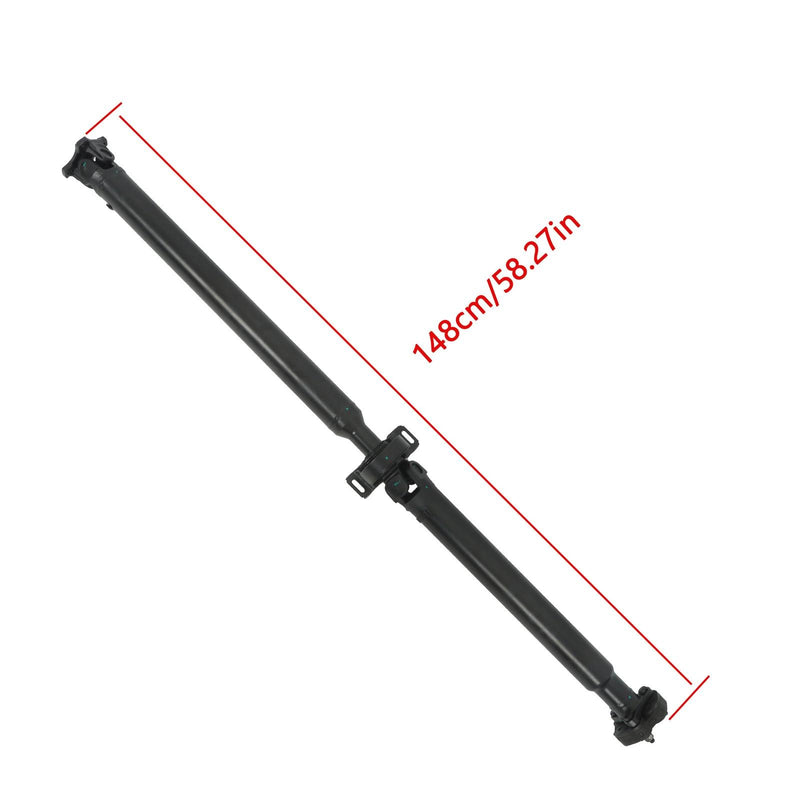 DURAFORCE For 1988-1993 BMW 325i E30 L6 2.5L Manual Trans Black Rear Driveshaft Assembly
