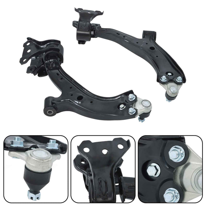 DURAFORCE 12× Control Arm Suspension Kit Ball Joint Tie Rod Set For Honda CR-V 2007-2011