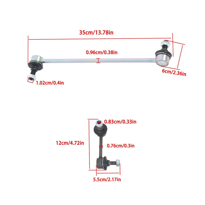 DURAFORCE 12× Control Arm Suspension Kit Ball Joint Tie Rod Set For Honda CR-V 2007-2011