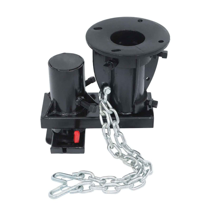 DURAFORCE Black Adjustable 5th Wheel to Gooseneck Adapter W/ 7-1/2" Offset C5G X 12"-16"