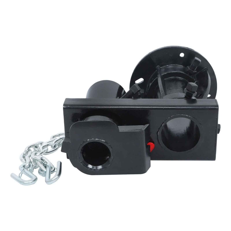 DURAFORCE Black Adjustable 5th Wheel to Gooseneck Adapter W/ 7-1/2" Offset C5G X 12"-16"
