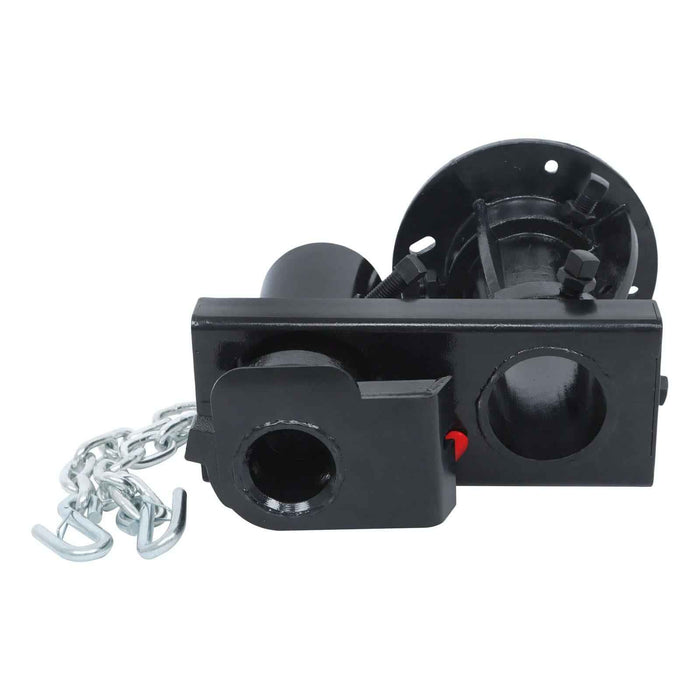 DURAFORCE Black Adjustable 5th Wheel to Gooseneck Adapter W/ 7-1/2" Offset C5G X 12"-16"