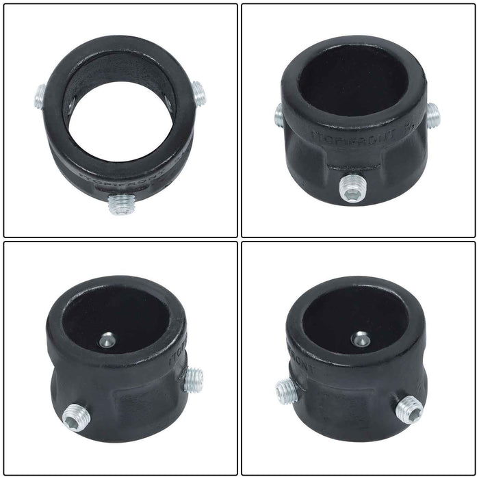 DURAFORCE Black Adjustable 5th Wheel to Gooseneck Adapter W/ 7-1/2" Offset C5G X 12"-16"