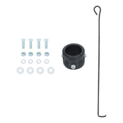 DURAFORCE Black Adjustable 5th Wheel to Gooseneck Adapter W/ 7-1/2" Offset C5G X 12"-16"