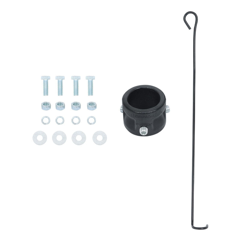 DURAFORCE Black Adjustable 5th Wheel to Gooseneck Adapter W/ 7-1/2" Offset C5G X 12"-16"