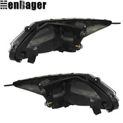 DURAFORCE Halogen Left&Right Side Headlights W/LED DRL For 2013-2015 Honda Accord Sedan