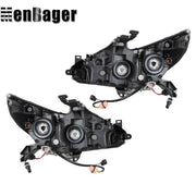DURAFORCE Headlights Halogen For 2016-18 Nissan Altima W/O LED DRL Driver&Passenger Lamps