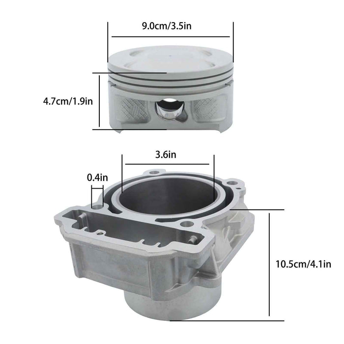 DURAFORCE Engine Front & Rear Cylinder Kit Gasket For Can-Am BRP Bombardier Outlander 800