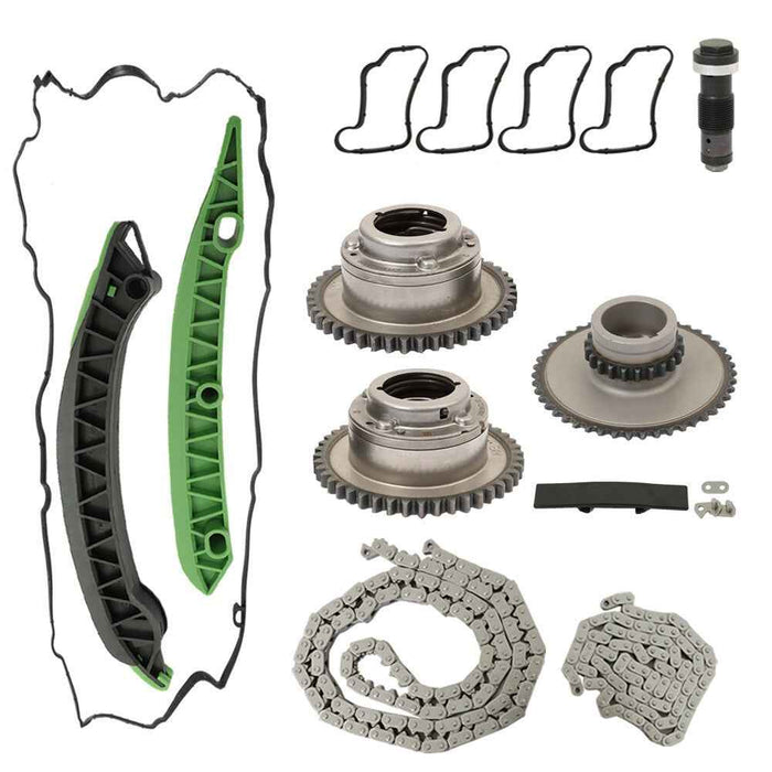 DURAFORCE Timing Chain Kit Camshaft Adjuster For Mercedes Benz C250 C200 E200 E250