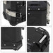 DURAFORCE 2×Side Case 36L Hard Saddlebags Motorcycle Tour Trunk Luggage & Mounting Bracket