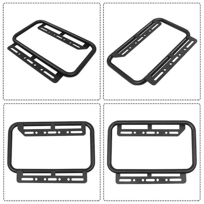 DURAFORCE 2×Side Case 36L Hard Saddlebags Motorcycle Tour Trunk Luggage & Mounting Bracket