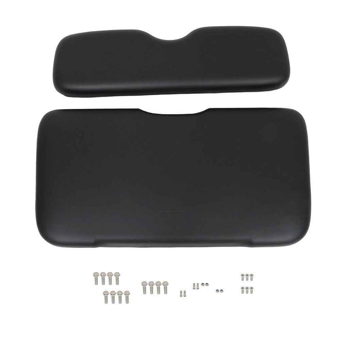DURAFORCE Black Golf Front Seat Cushion Set For E-Z-GO RXV, Freedom RXV 2008-Up Models