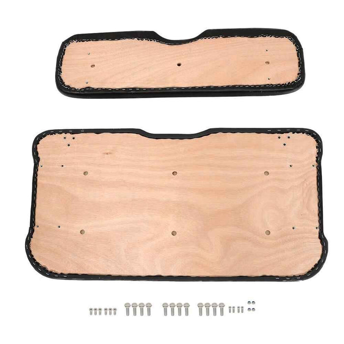 DURAFORCE Black Golf Front Seat Cushion Set For E-Z-GO RXV, Freedom RXV 2008-Up Models