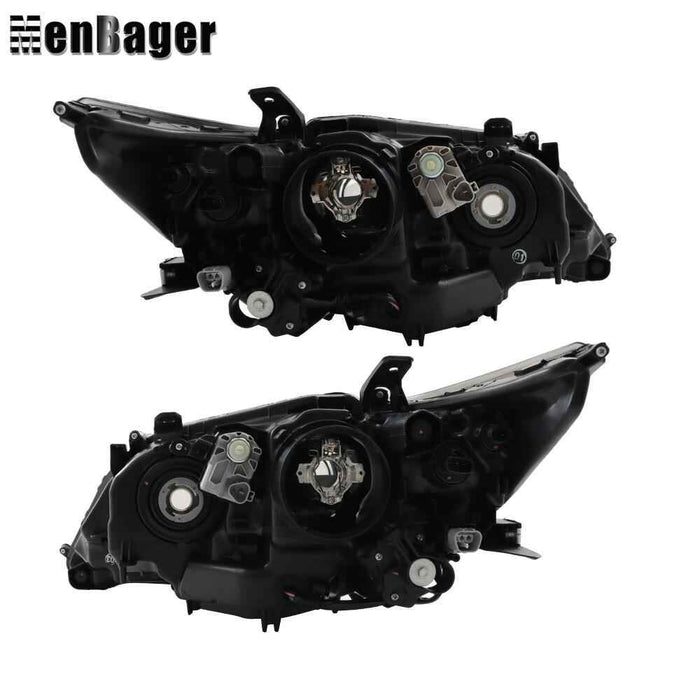 DURAFORCE HID Headlight Chrome For 2013 2014 2015 Lexus ES300H ES350 Left+Right Headlamps