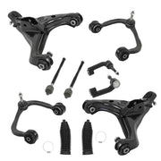 DURAFORCE 10PCS Front Upper Lower Control Arms Tierods For 2009-2010 2011-2013 Ford F-150