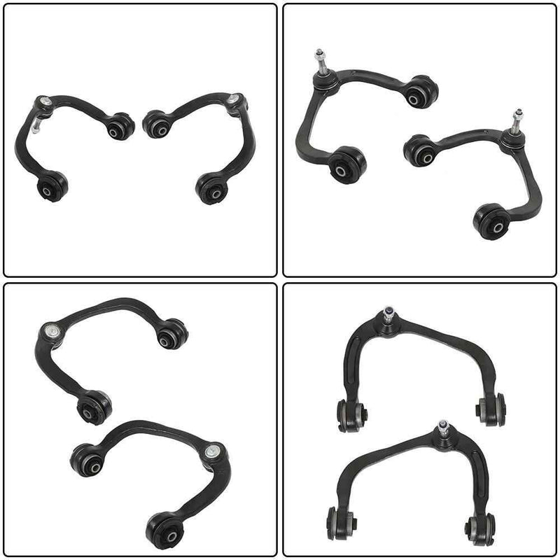 DURAFORCE 10PCS Front Upper Lower Control Arms Tierods For 2009-2010 2011-2013 Ford F-150