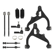 DURAFORCE Fit For 2011 2012 Ram 1500 Front Lower Control Arm Ball Joint Sway Bar Tie Rod