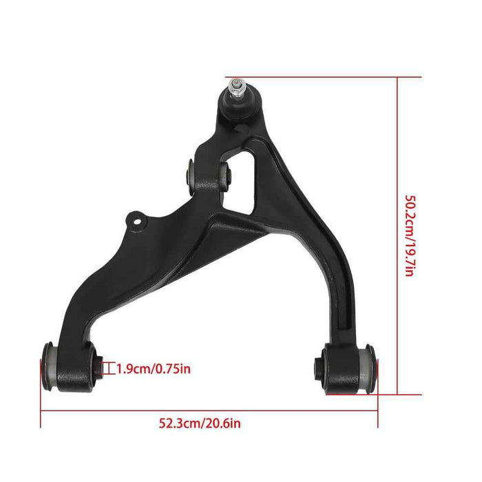 DURAFORCE Fit For 2011 2012 Ram 1500 Front Lower Control Arm Ball Joint Sway Bar Tie Rod