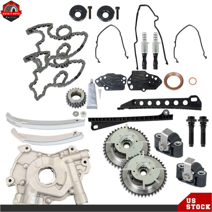 DURAFORCE Timing Chain Kit For 2005-10 Ford F150 Expedition Lincoln Navigator Mark LT 5.4L