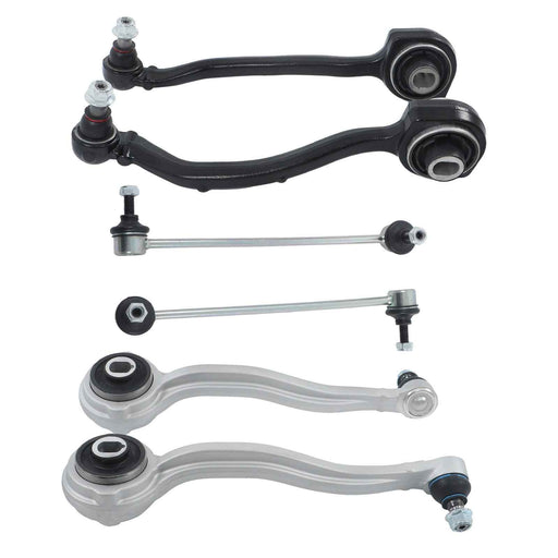 DURAFORCE For 2002-07 Mercedes-Benz C230 6PCS Front Upper Lower Control Arms Sway Bar Link