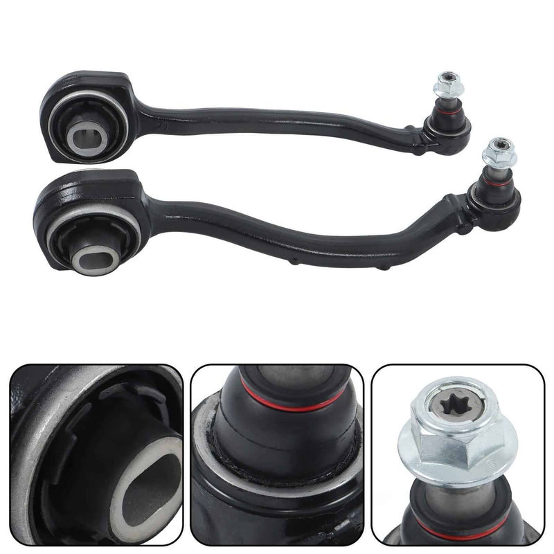 DURAFORCE For 2002-07 Mercedes-Benz C230 6PCS Front Upper Lower Control Arms Sway Bar Link