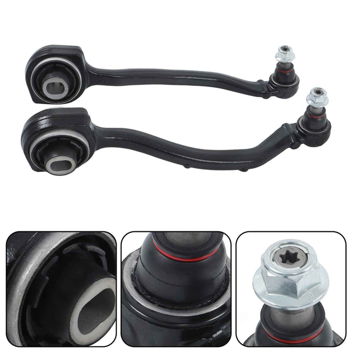 DURAFORCE For 2002-07 Mercedes-Benz C230 6PCS Front Upper Lower Control Arms Sway Bar Link