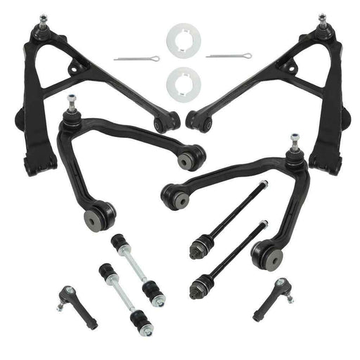 DURAFORCE For 2000-2006 Chevy Suburban 1500 10PCS Front Upper Lower Control Arm Kit K6541