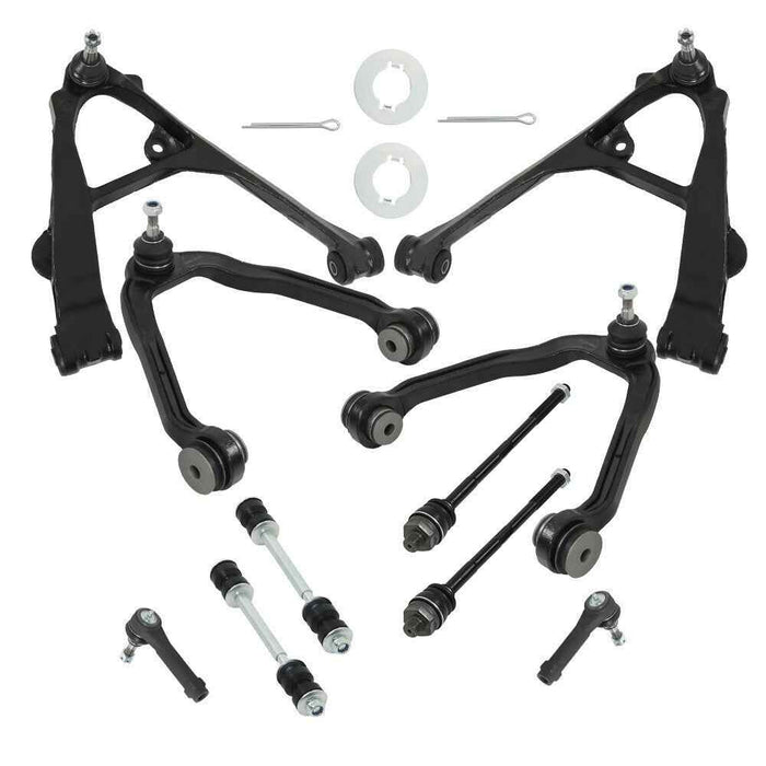 DURAFORCE For 2000-2006 Chevy Suburban 1500 10PCS Front Upper Lower Control Arm Kit K6541