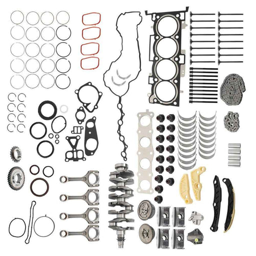 DURAFORCE Engine Overhaul Rebuild Kit W/Crankshaft Bolts Kit For Hyundai KIA G4KJ G4KC 2.4