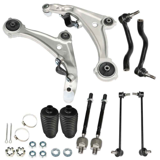 DURAFORCE 10pc Lower Front Control Arms & Suspension Kit For 07-13 Nissan Altima 2.5L 3.5L