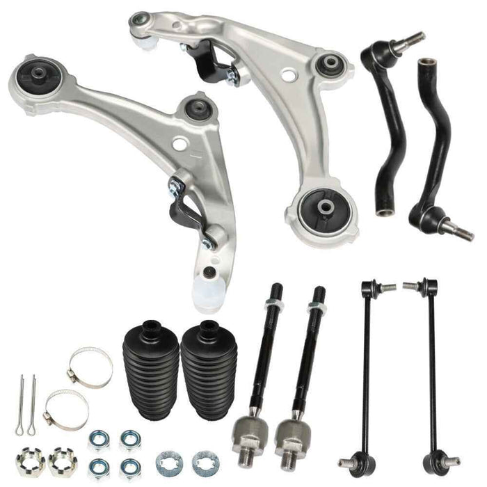 DURAFORCE 10pc Lower Front Control Arms & Suspension Kit For 07-13 Nissan Altima 2.5L 3.5L