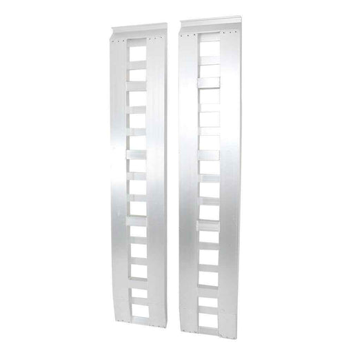 DURAFORCE 2Pcs 80" × 15" Truck Car Auto Trailer Ramps Hook end knife Aluminum 6000 LBS
