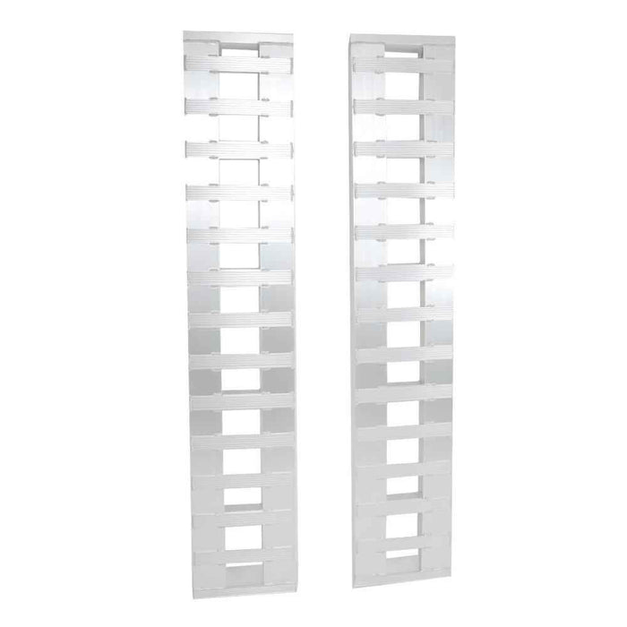 DURAFORCE 2Pcs 80" × 15" Truck Car Auto Trailer Ramps Hook end knife Aluminum 6000 LBS