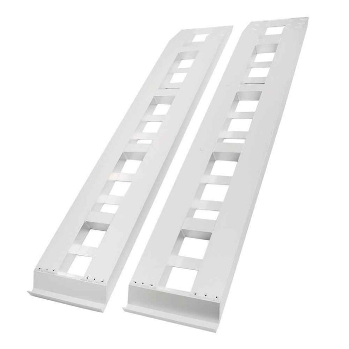 DURAFORCE 2Pcs 80" × 15" Truck Car Auto Trailer Ramps Hook end knife Aluminum 6000 LBS