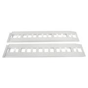 DURAFORCE 2Pcs 80" × 15" Truck Car Auto Trailer Ramps Hook end knife Aluminum 6000 LBS