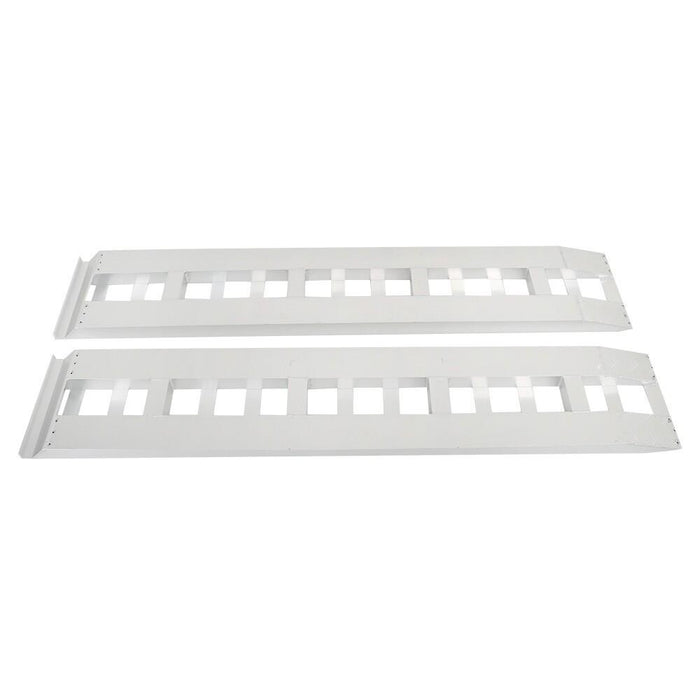DURAFORCE 2Pcs 80" × 15" Truck Car Auto Trailer Ramps Hook end knife Aluminum 6000 LBS