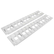 DURAFORCE 2Pcs 80" × 15" Truck Car Auto Trailer Ramps Hook end knife Aluminum 6000 LBS