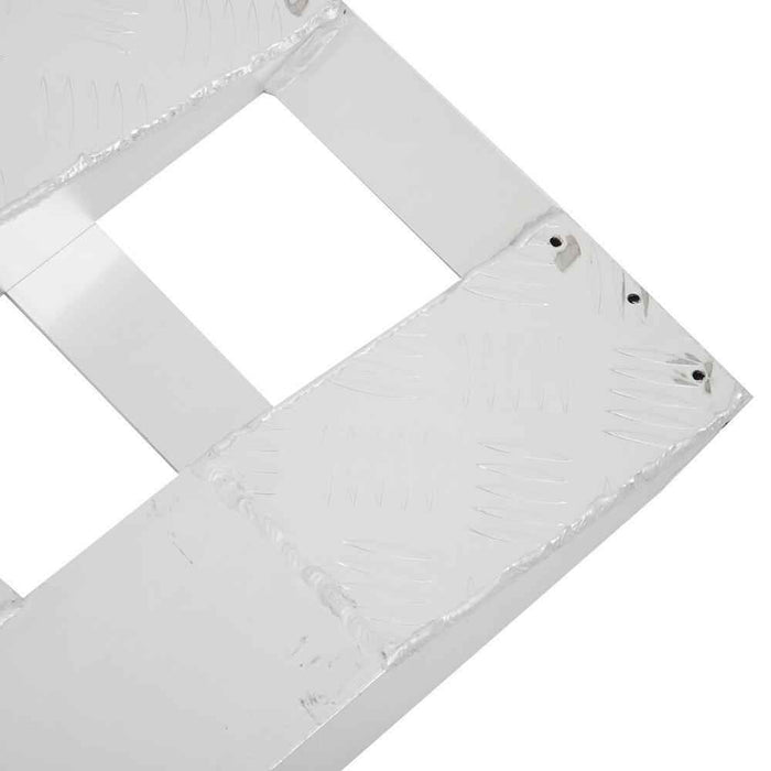 DURAFORCE 2Pcs 80" × 15" Truck Car Auto Trailer Ramps Hook end knife Aluminum 6000 LBS