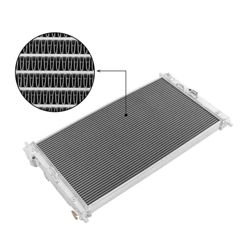DURAFORCE Fit For 2007 2008-2017 Jeep Compass Durable 3ROW Full Aluminum Radiator DPI2951