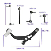 DURAFORCE For 2011-17 Ford Explorer Front Control Arm Ball Joint Sway Tie Rod Durable 10×