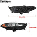DURAFORCE Clear For 2013-2015 2016 Ford Fusion Front Headlights Headlamps Left+Right Side