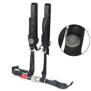 DURAFORCE Black For Polaris RZR XP S 4 1000 Seat Belt Harness 4 Pack 4 Point 2" Padded ATV